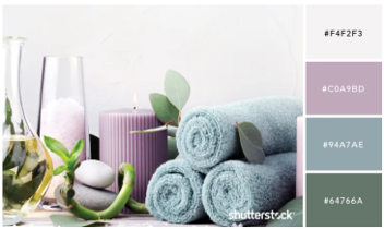 Lavender paleta boja