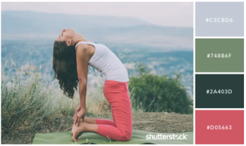 OutdoorYoga paleta boja