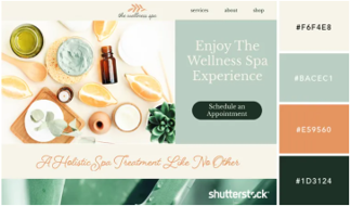 WellnessVibe paleta boja
